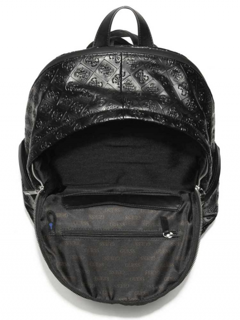 Sacs à Dos Guess Vezzola Quattro G Femme Noir | 30928-FRCE