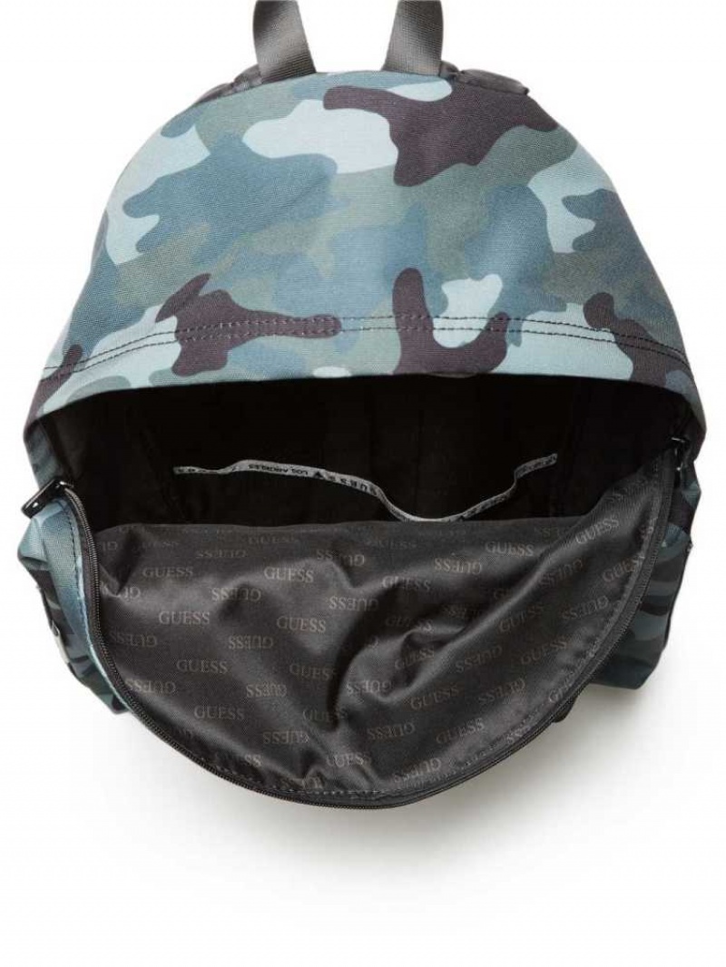 Sacs à Dos Guess Vice Round Femme Camouflage Multicolore | 64875-KWZO