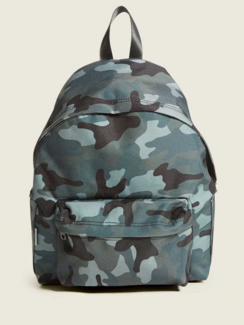 Sacs à Dos Guess Vice Round Femme Camouflage Multicolore | 64875-KWZO