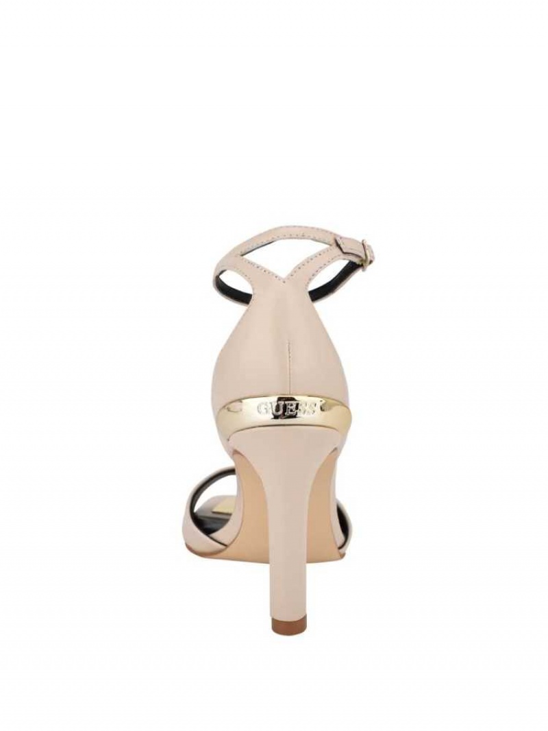 Sandales à Talons Guess Divine Talons Femme Blanche | 74315-KDQV