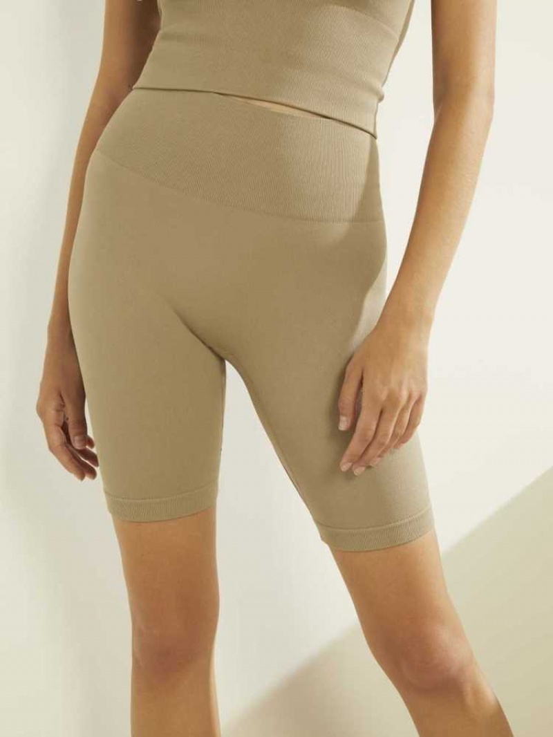 Short Guess Alma Seamless Vélo Femme Grise | 56039-FHYK