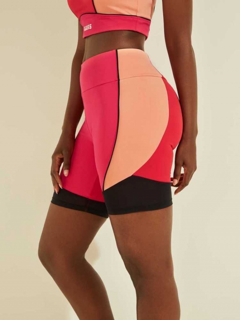 Short Guess Dixie Vélo Femme Fushia | 27984-JSQH