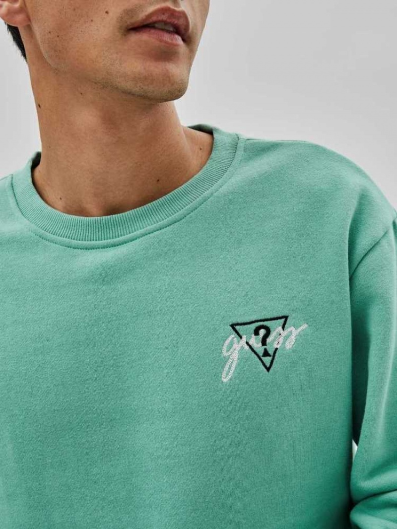 Sweatshirt Guess Originale x Anna Nicole Smith Homme Vert Bleu | 12650-UGHM